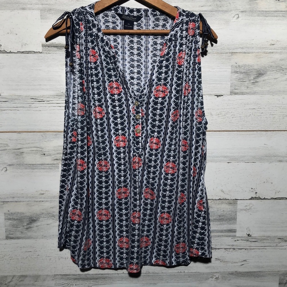 Lucky brand XL sleeveless blouse